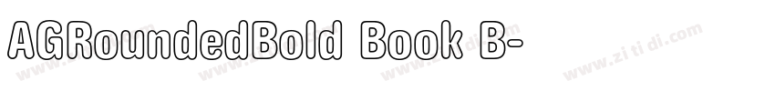 AGRoundedBold Book B字体转换 AGRoundedBold Book B字体转换